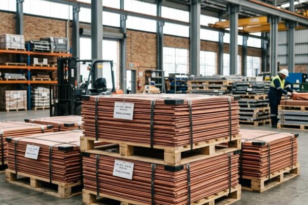 Copper cathodes Grade A