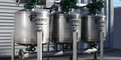 Sediment Filters. Modern water treatment system